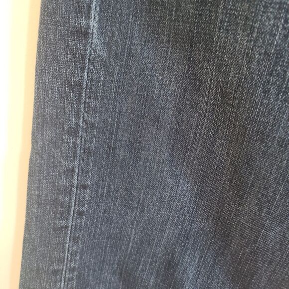 Men's Levi's 505 Regular Fit Straight Leg Jeans - 33 x 34 - Classic Blue Denim - Picture 8 of 10